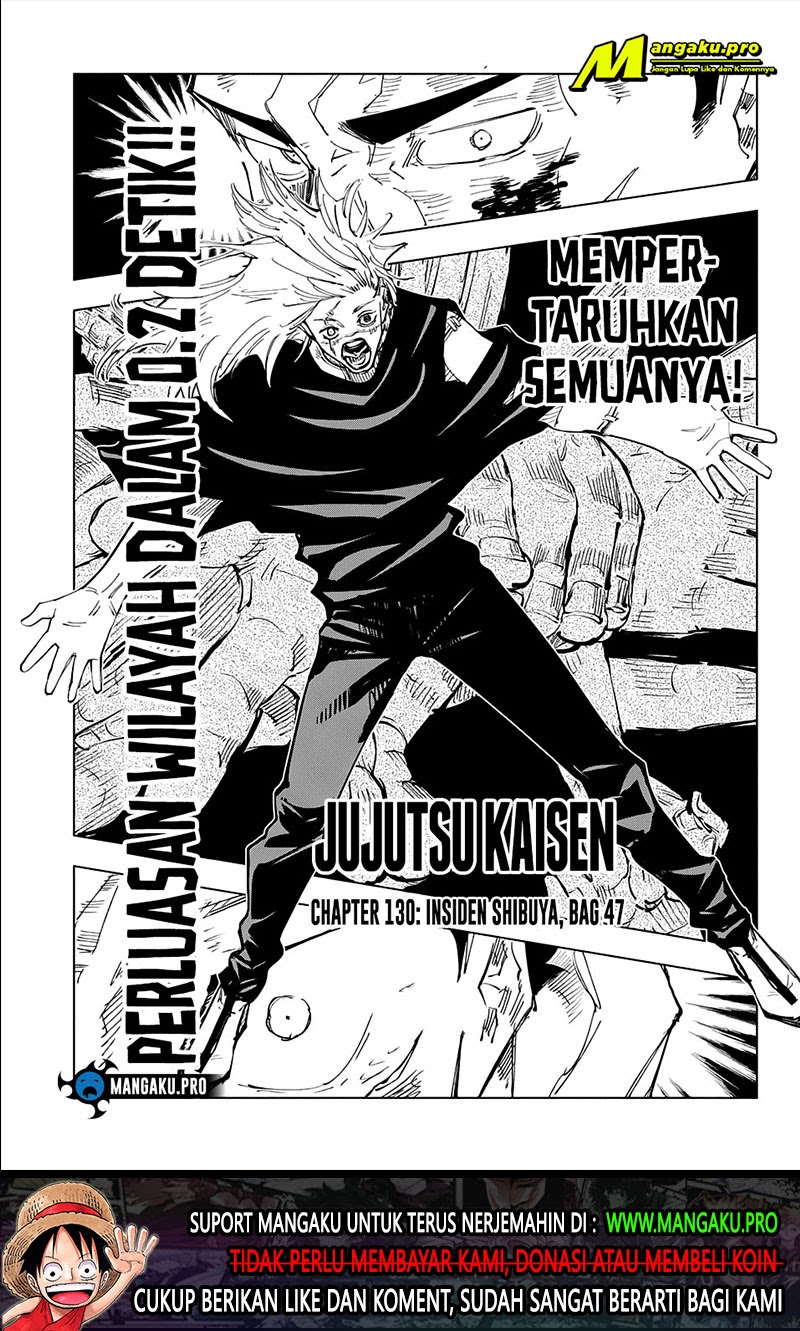 Manga Jujutsu Kaisen Chapter 130 gambar nomor 2