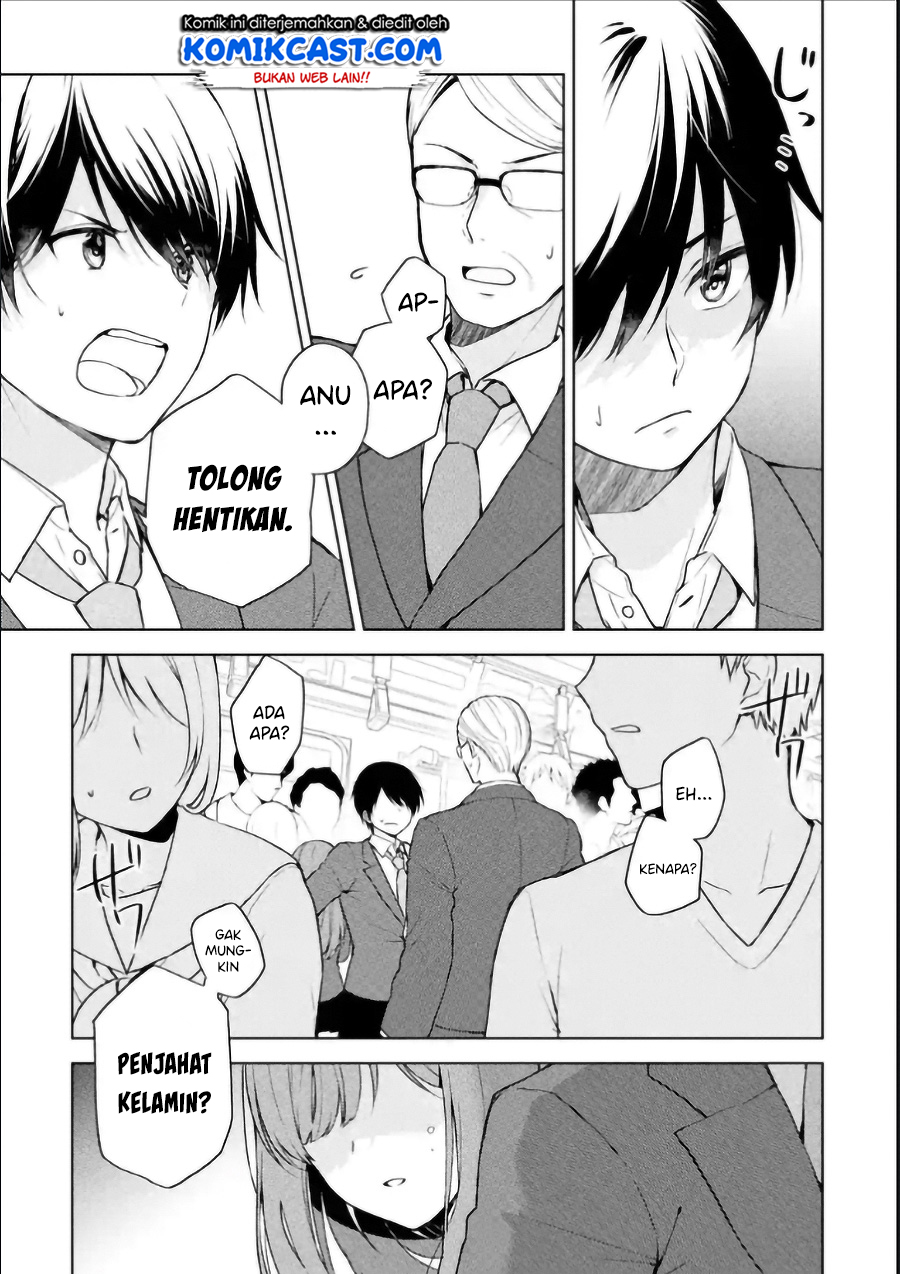 Chikan Saresou ni Natteiru S-kyuu Bishoujo wo Tasuketara Tonari no Seki no Osanajimi datta Chapter 01 Gambar 9