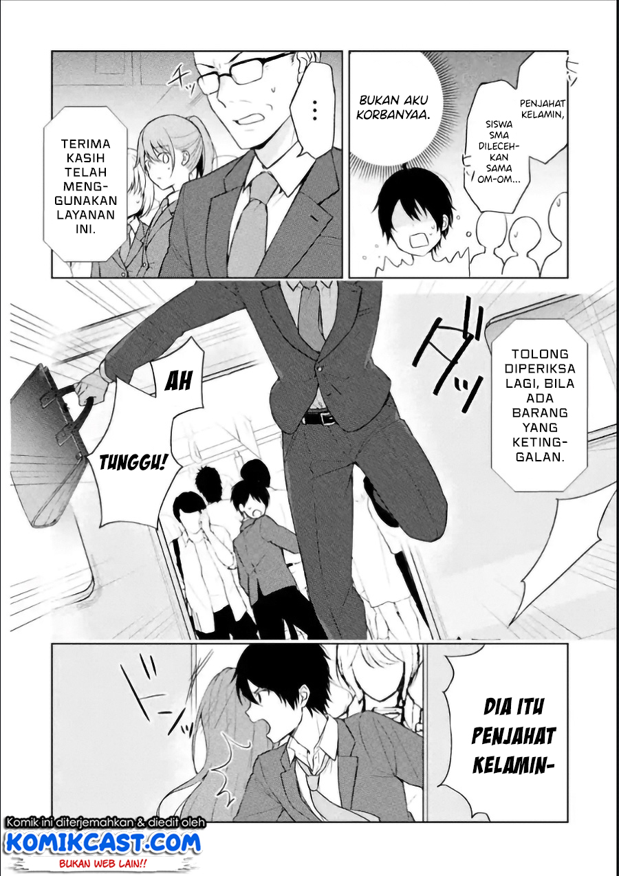 Chikan Saresou ni Natteiru S-kyuu Bishoujo wo Tasuketara Tonari no Seki no Osanajimi datta Chapter 01 Gambar 10