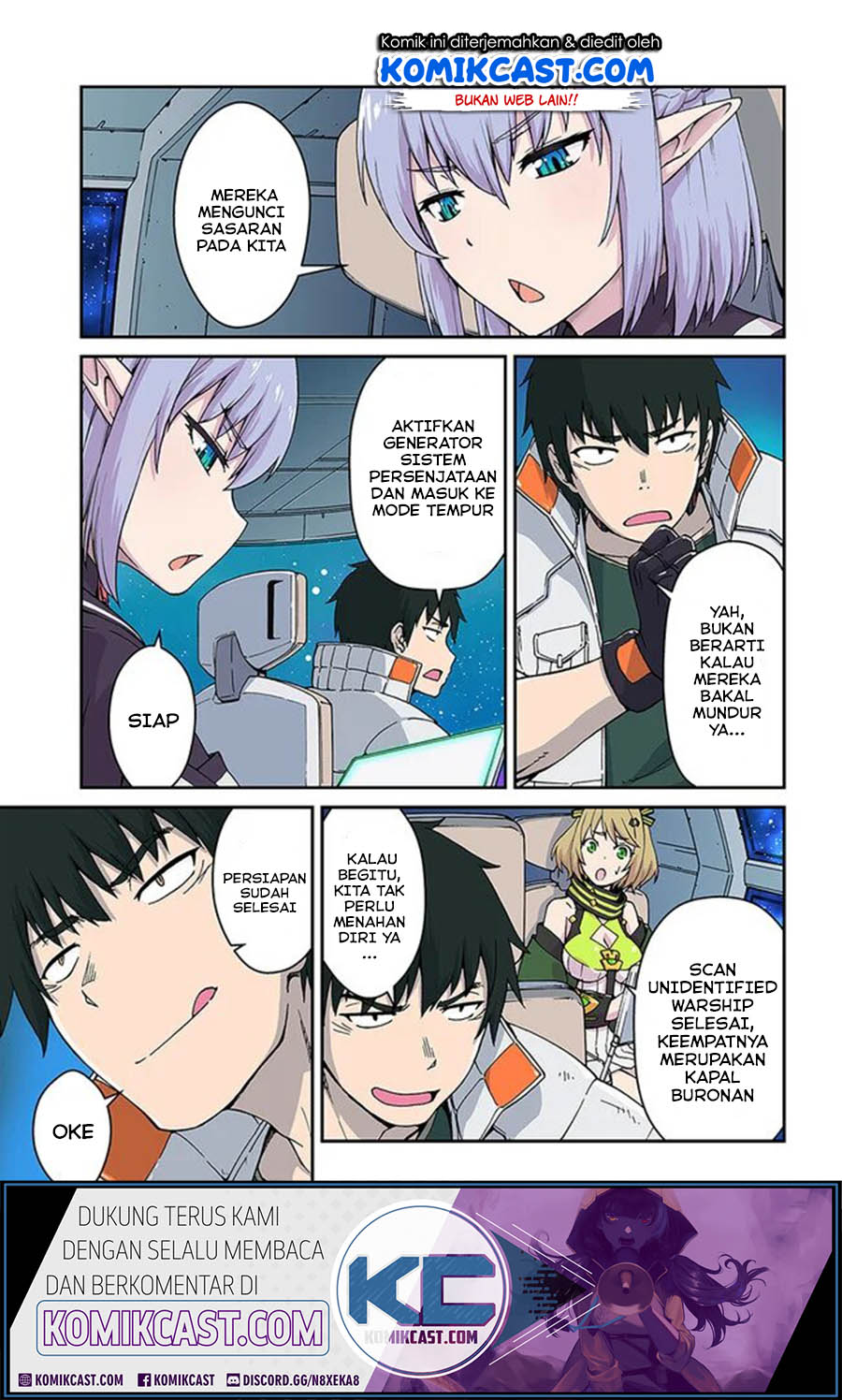 Komik Mezametara Saikyou Soubi to Uchuusen-mochi datta no de Chapter 11.1 gambar nomor 1