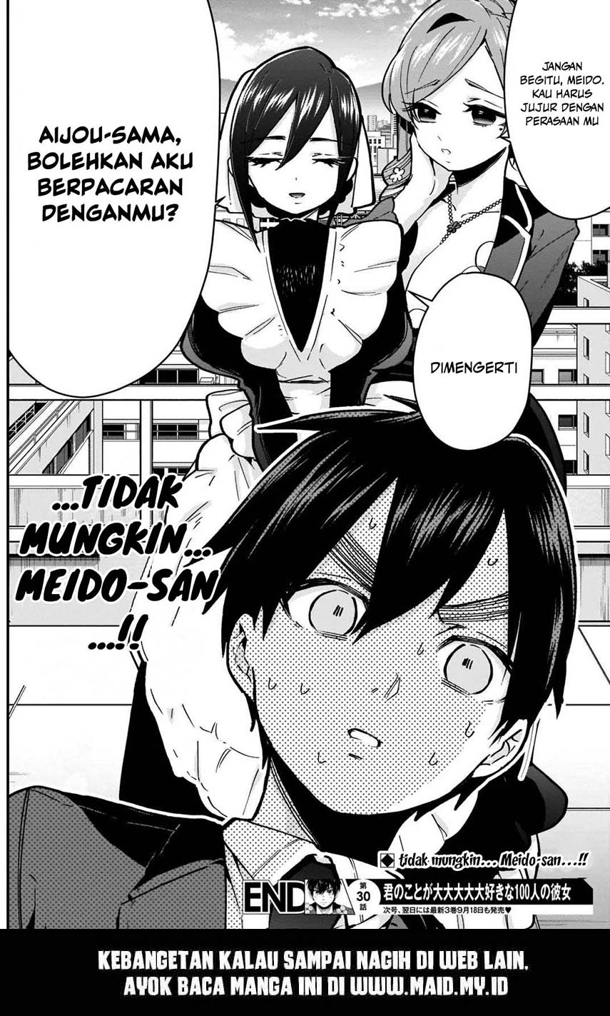 Kimi no Koto ga Dai Dai Dai Dai Daisuki na 100-ri no Kanojo Chapter 30 Gambar 22
