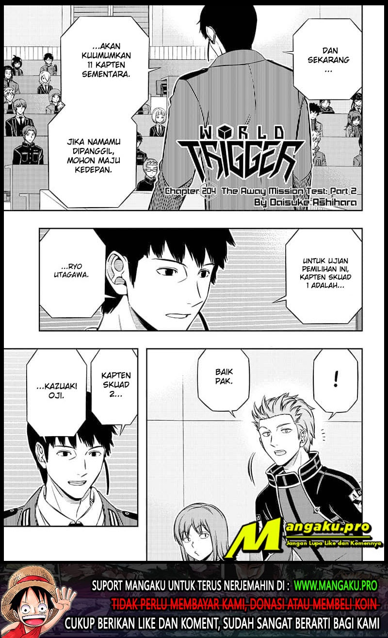 Manga World Trigger Chapter 204 gambar nomor 2