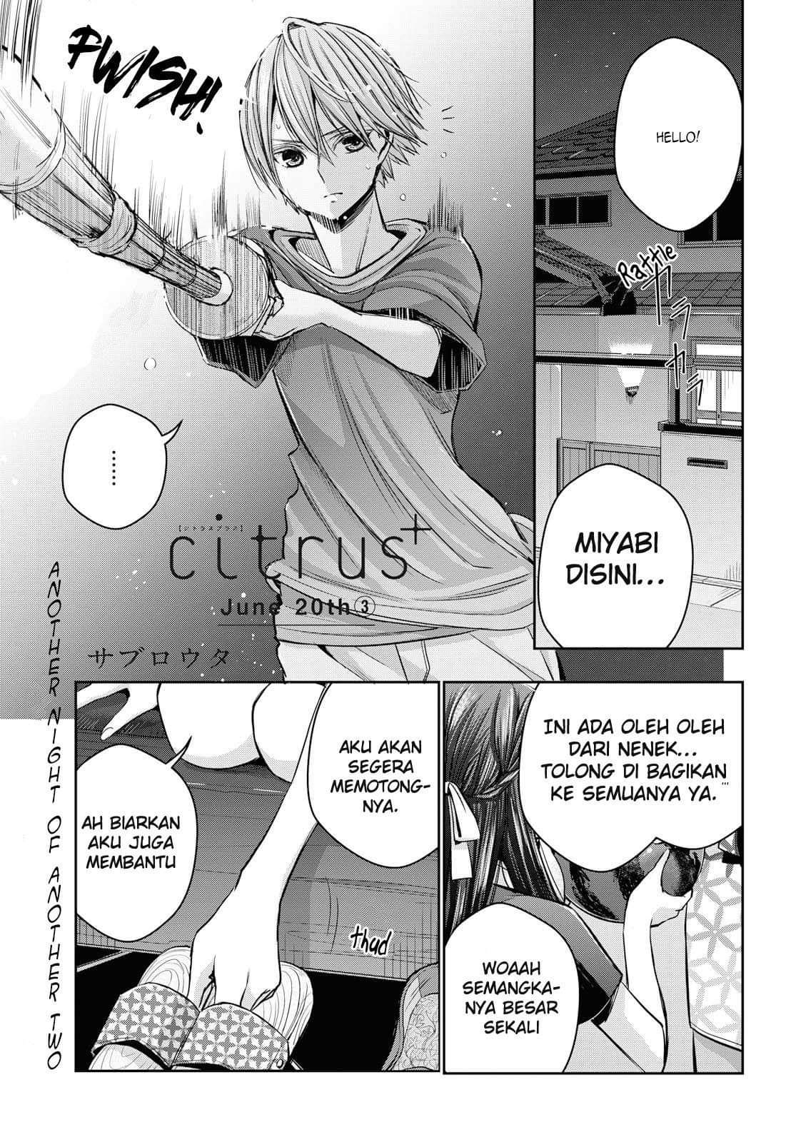 Komik Citrus Plus Chapter 09 gambar nomor 1