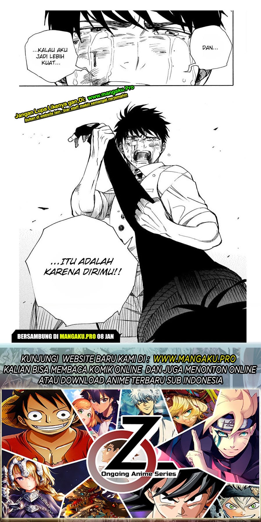 Ao no Exorcist Chapter 127.2 Gambar 19