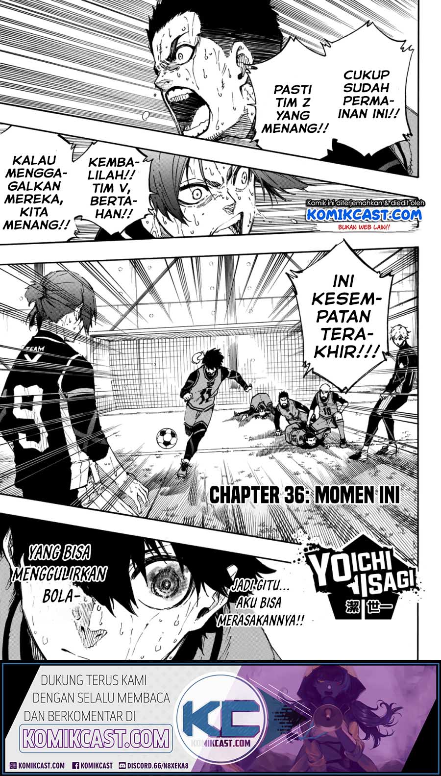 Komik Blue Lock Chapter 36 gambar nomor 1
