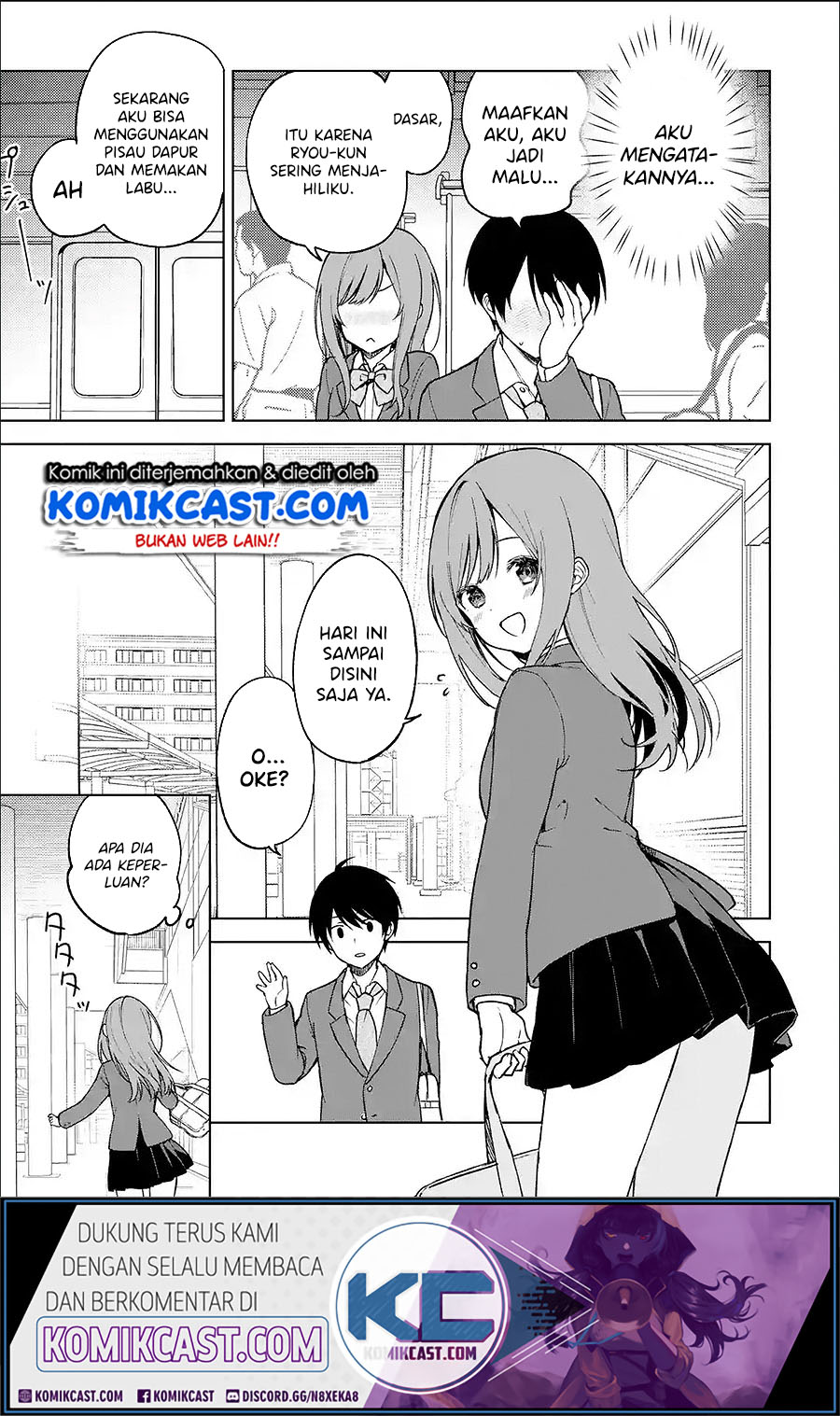 Chikan Saresou ni Natteiru S-kyuu Bishoujo wo Tasuketara Tonari no Seki no Osanajimi datta Chapter 13 Gambar 10