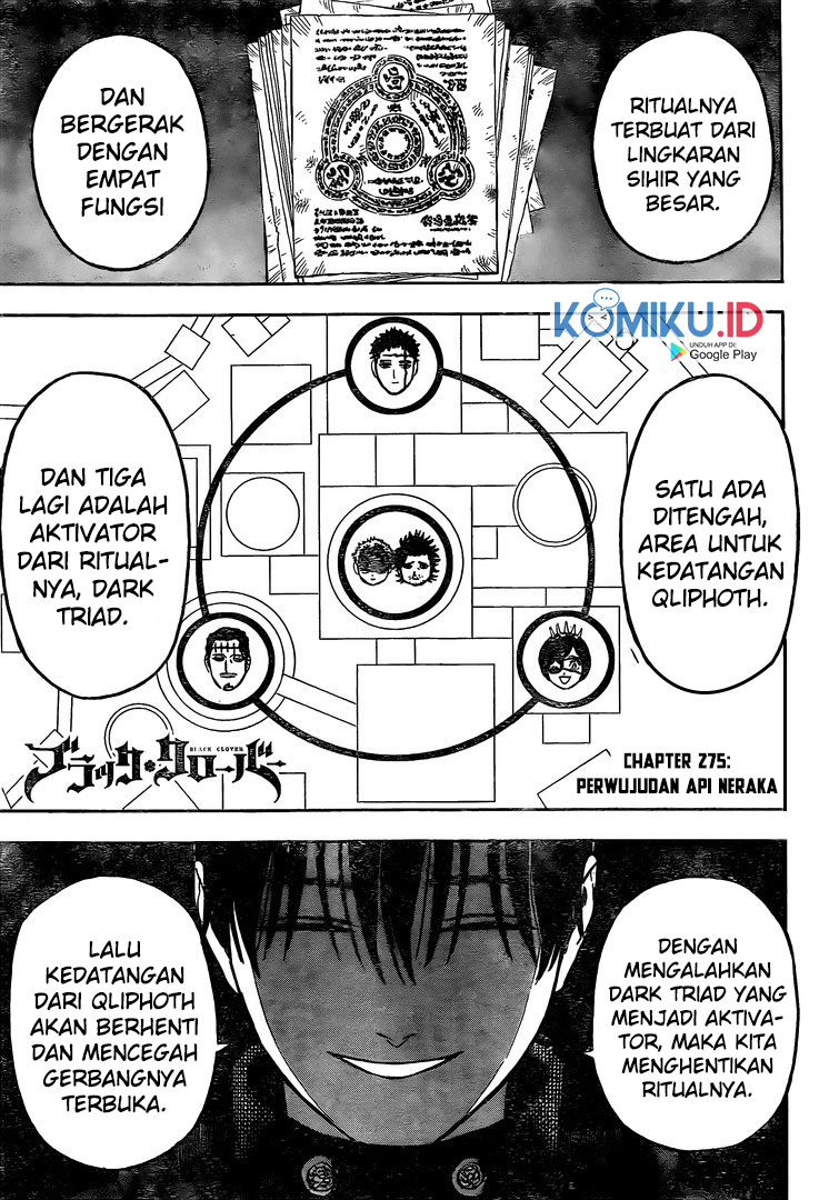 Manga Black Clover Chapter 275 gambar nomor 2