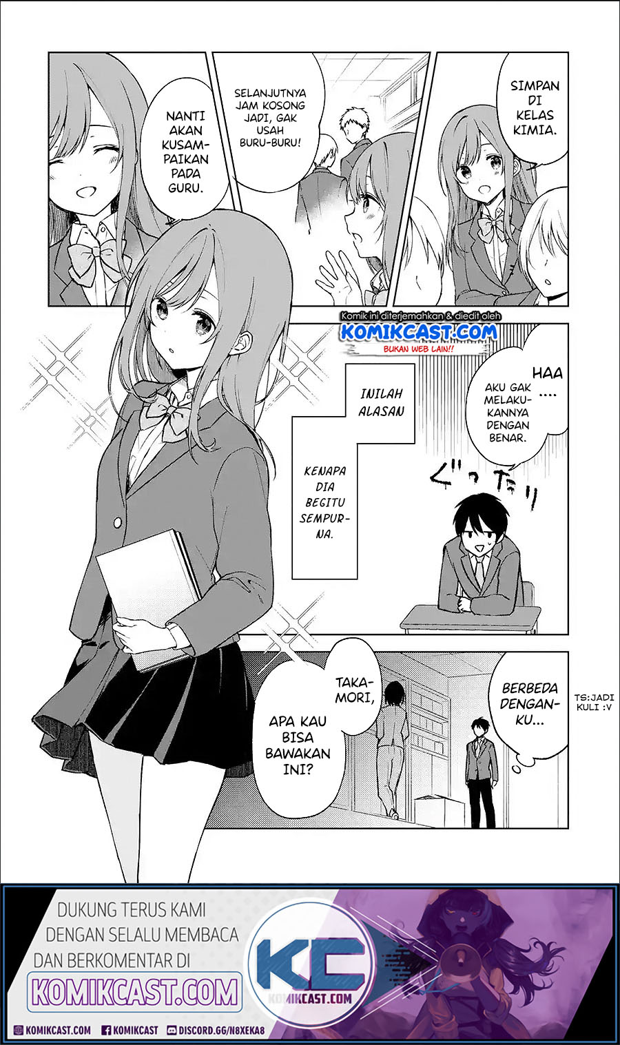 Chikan Saresou ni Natteiru S-kyuu Bishoujo wo Tasuketara Tonari no Seki no Osanajimi datta Chapter 14 Gambar 6