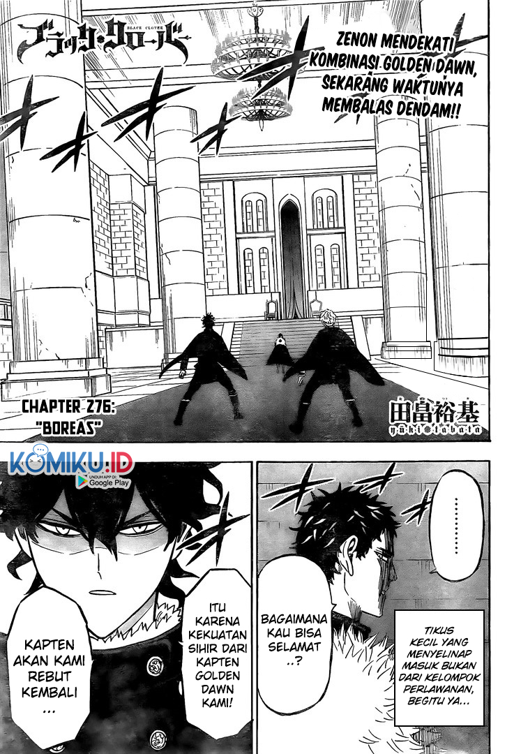 Manga Black Clover Chapter 276 gambar nomor 2