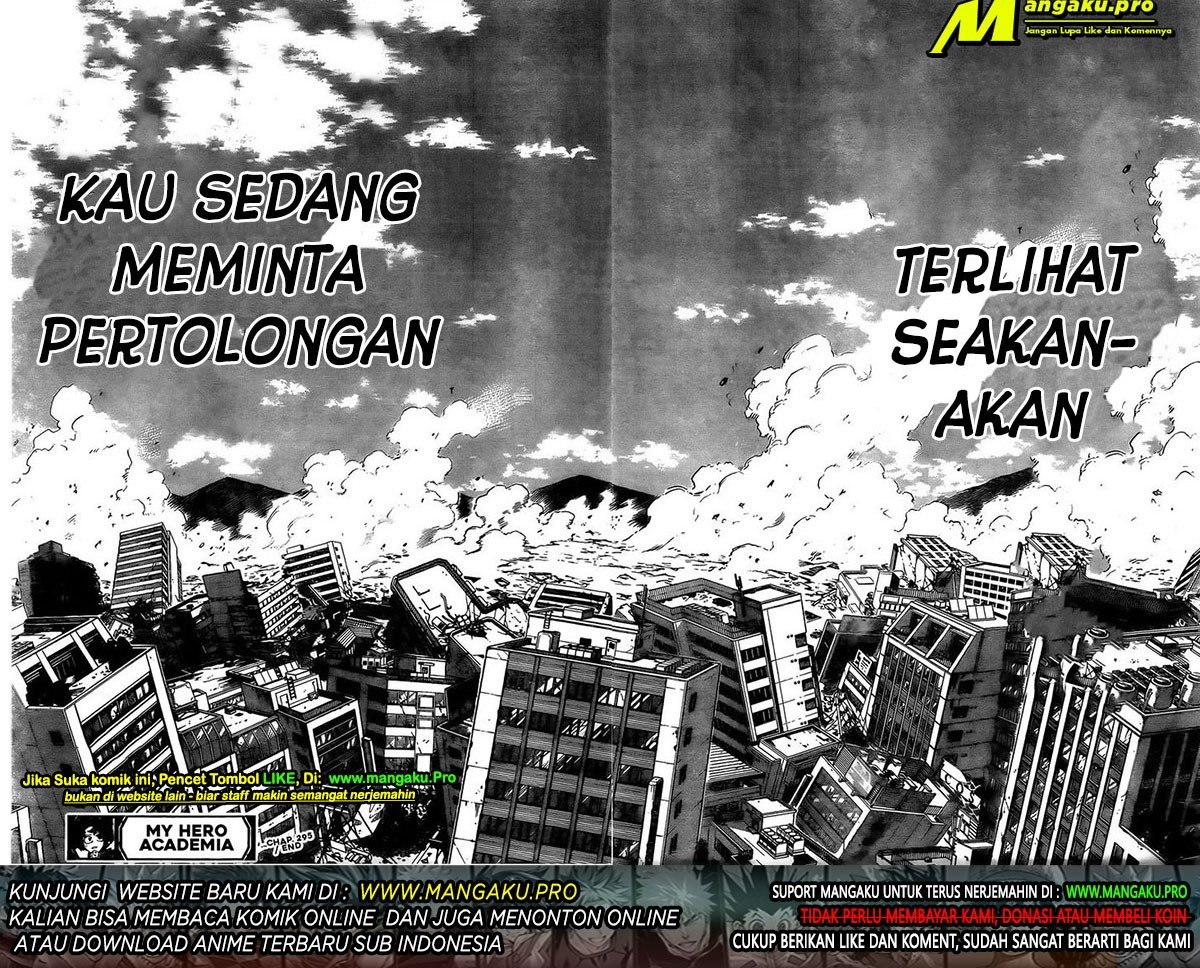 Boku no Hero Academia Chapter 295 Gambar 17