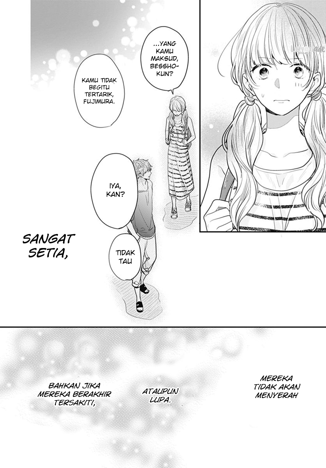 Koi wo Shiranai Bokutachi wa Chapter 7 Gambar 64