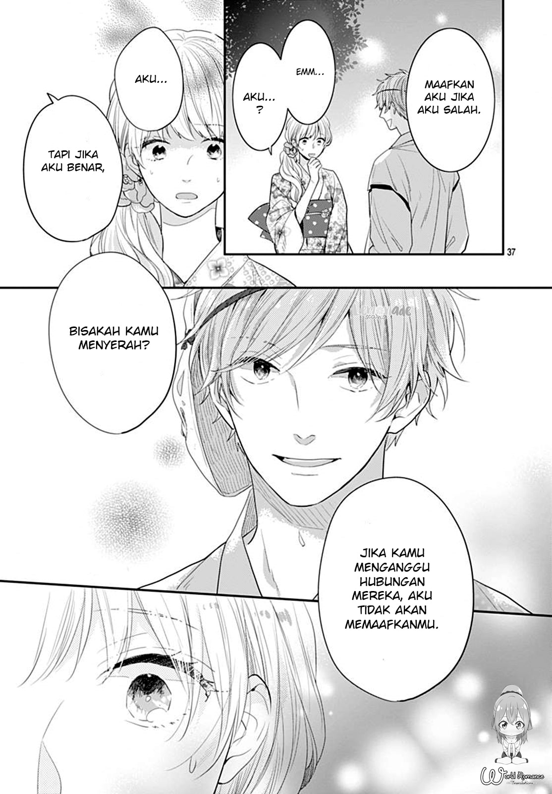 Koi wo Shiranai Bokutachi wa Chapter 6 Gambar 77