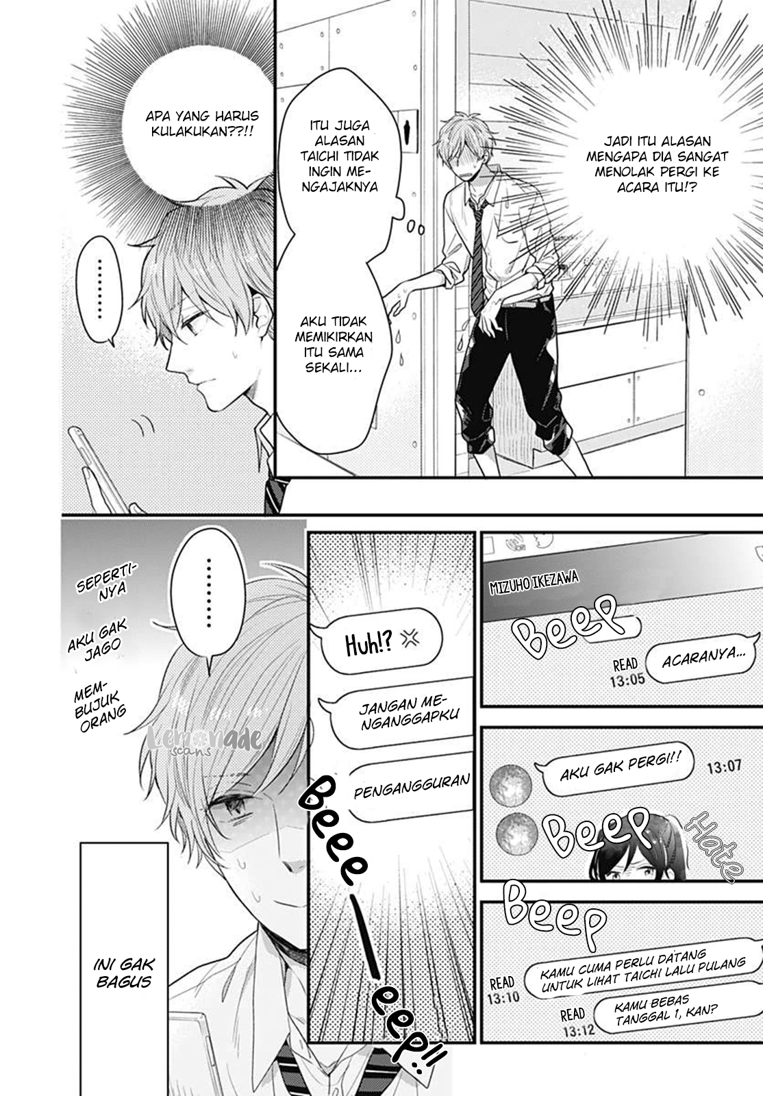 Koi wo Shiranai Bokutachi wa Chapter 4 Gambar 37