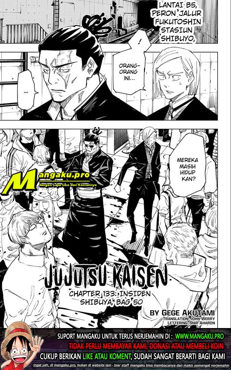 Manga Jujutsu Kaisen Chapter 133 gambar nomor 2