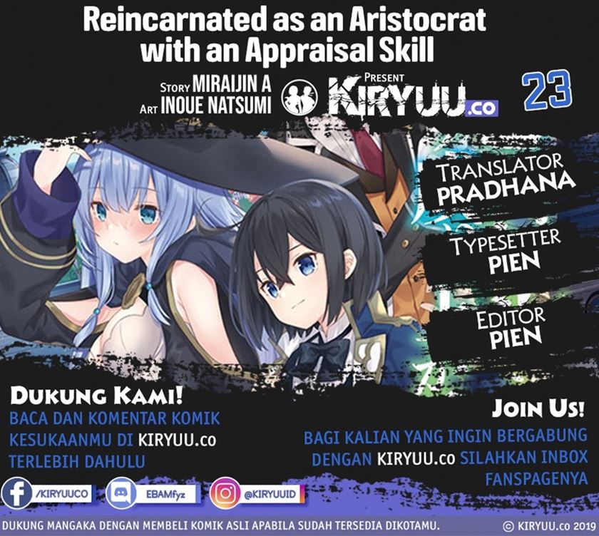 Komik Reincarnated as an Aristocrat with an Appraisal Skill Chapter 23 gambar nomor 1
