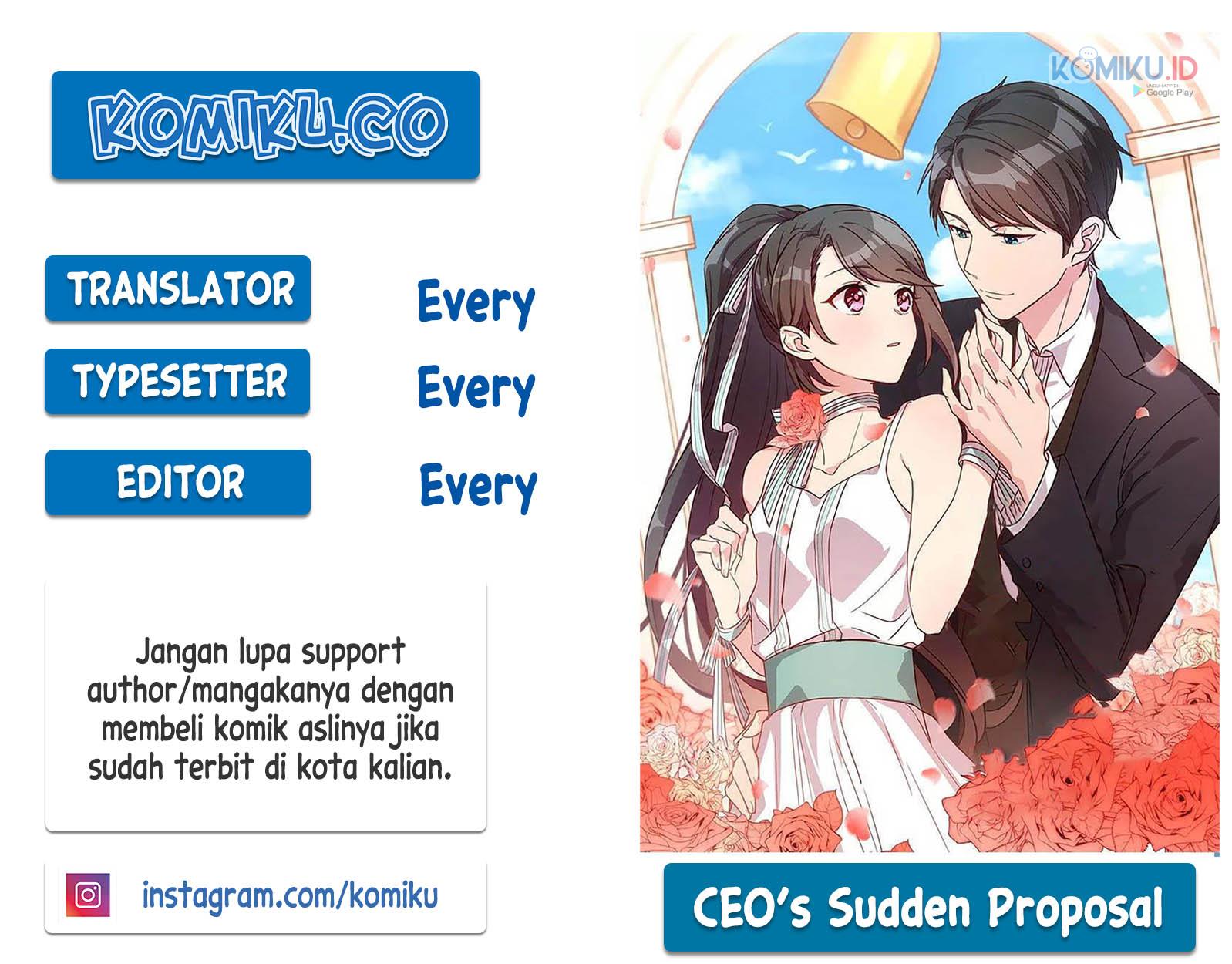 Komik CEO’s Sudden Proposal Chapter 83 gambar nomor 1