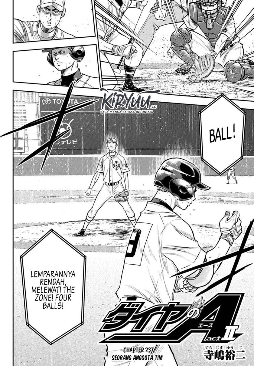 Diamond no Ace Act 2 Chapter 237 Gambar 3