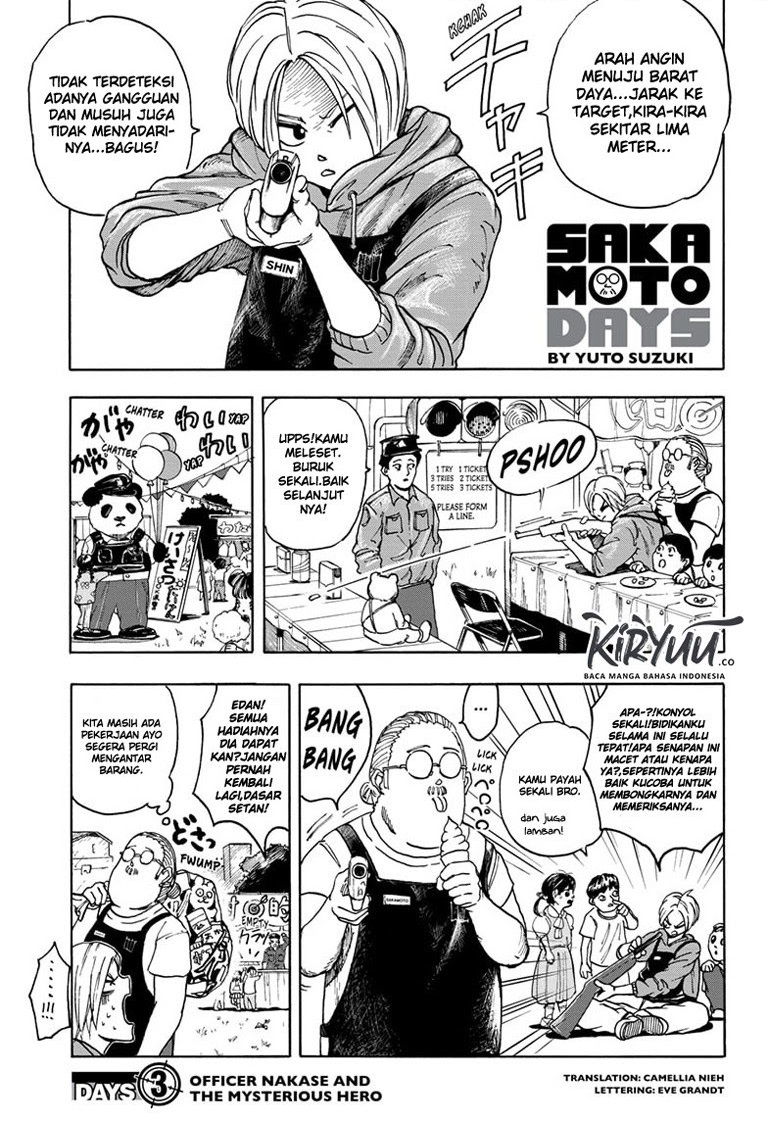 Manga Sakamoto Days Chapter 03 gambar nomor 2