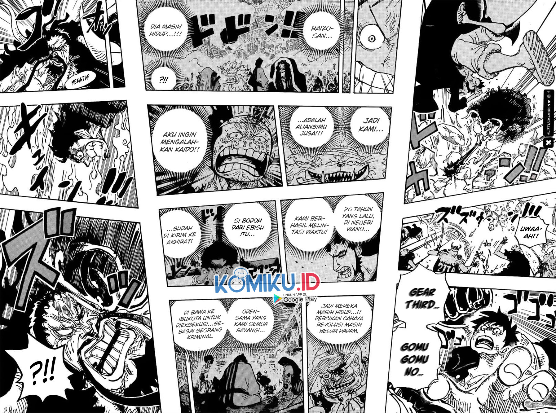 One Piece Chapter 1000 Gambar 15