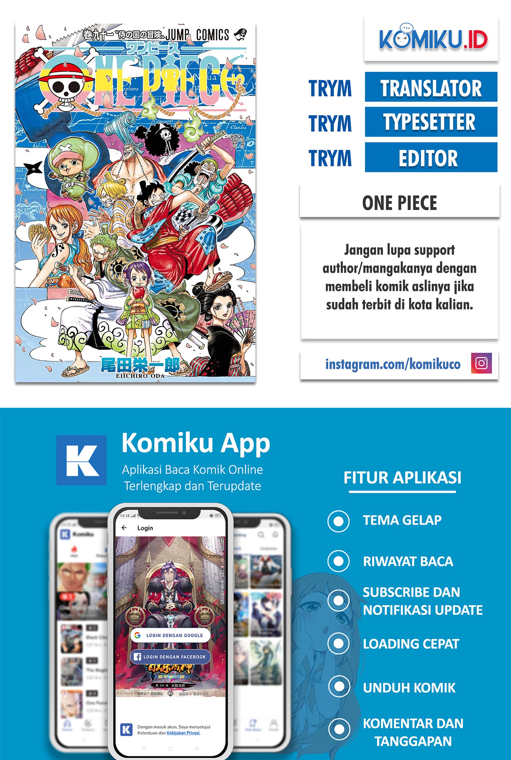 Komik One Piece Chapter 1000 gambar nomor 1