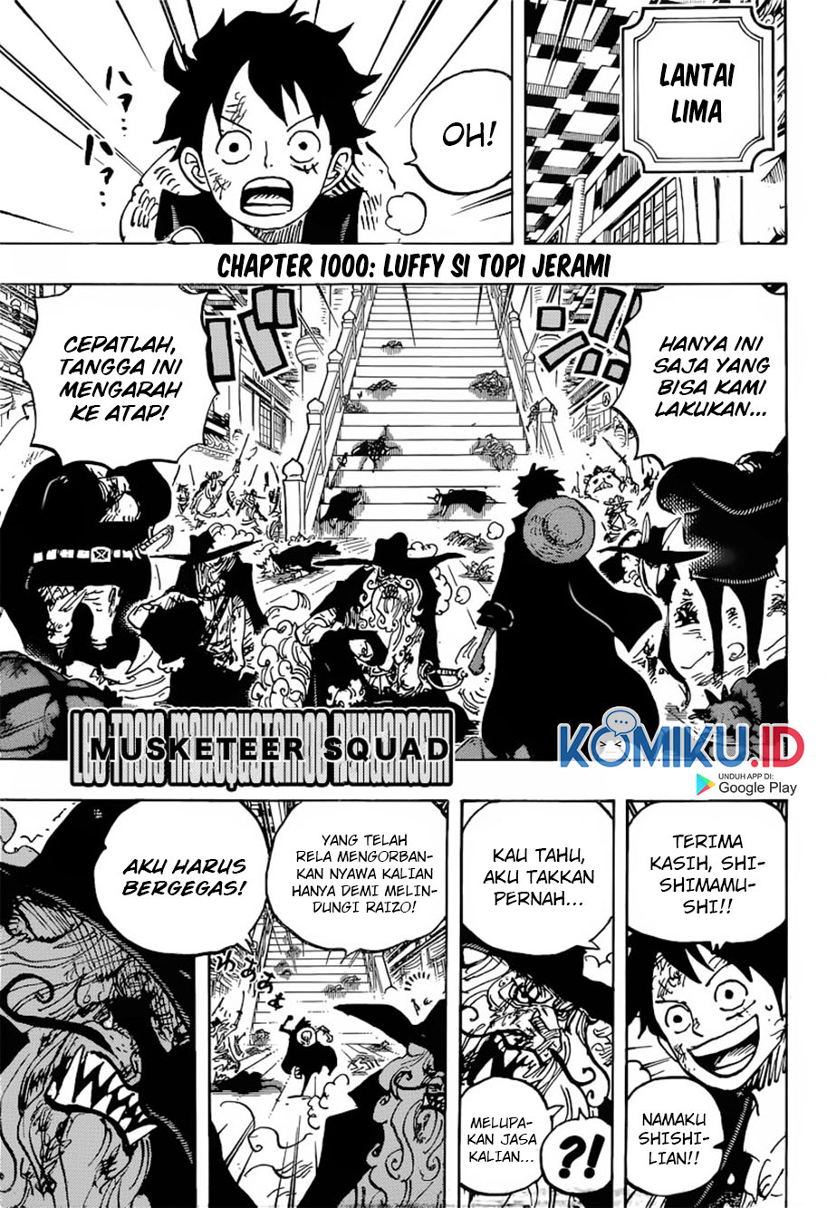 One Piece Chapter 1000 Gambar 3