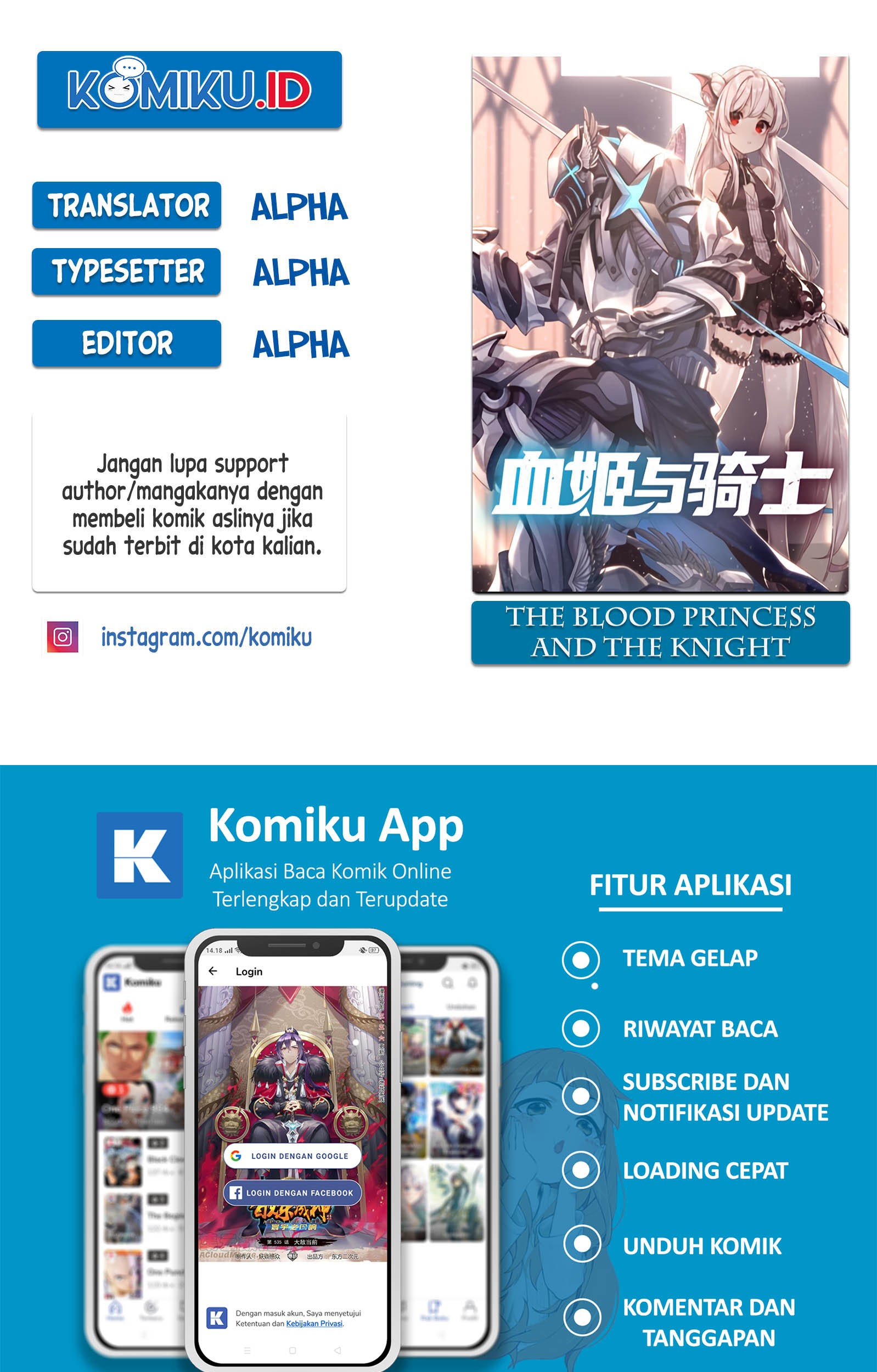 Komik The Blood Princess And The Knight Chapter 01 gambar nomor 1
