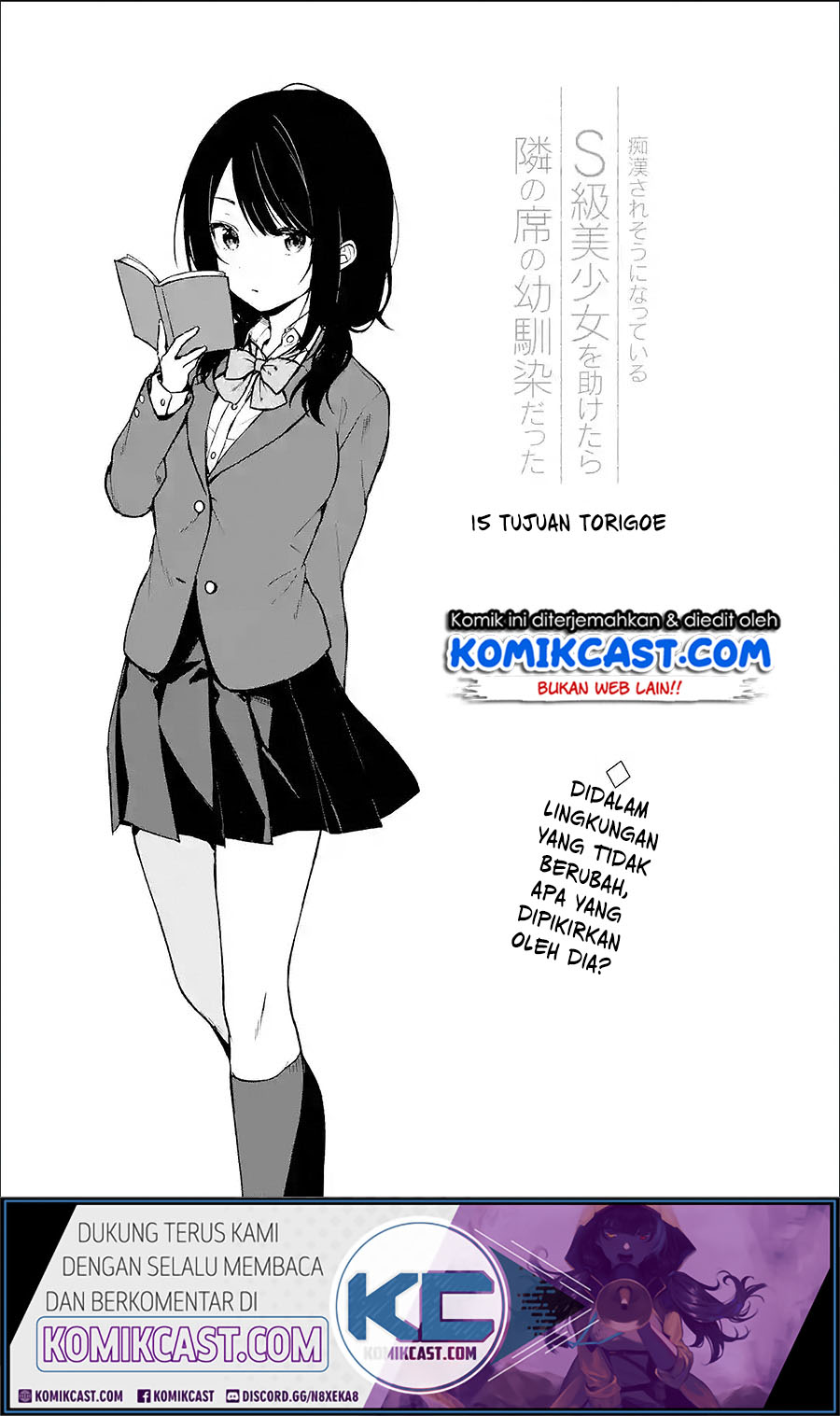 Chikan Saresou ni Natteiru S-kyuu Bishoujo wo Tasuketara Tonari no Seki no Osanajimi datta Chapter 15 Gambar 3
