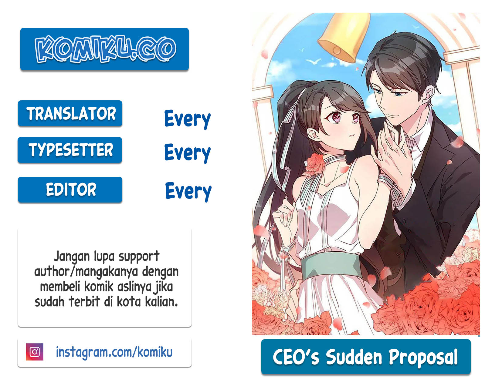 Komik CEO’s Sudden Proposal Chapter 95 gambar nomor 1