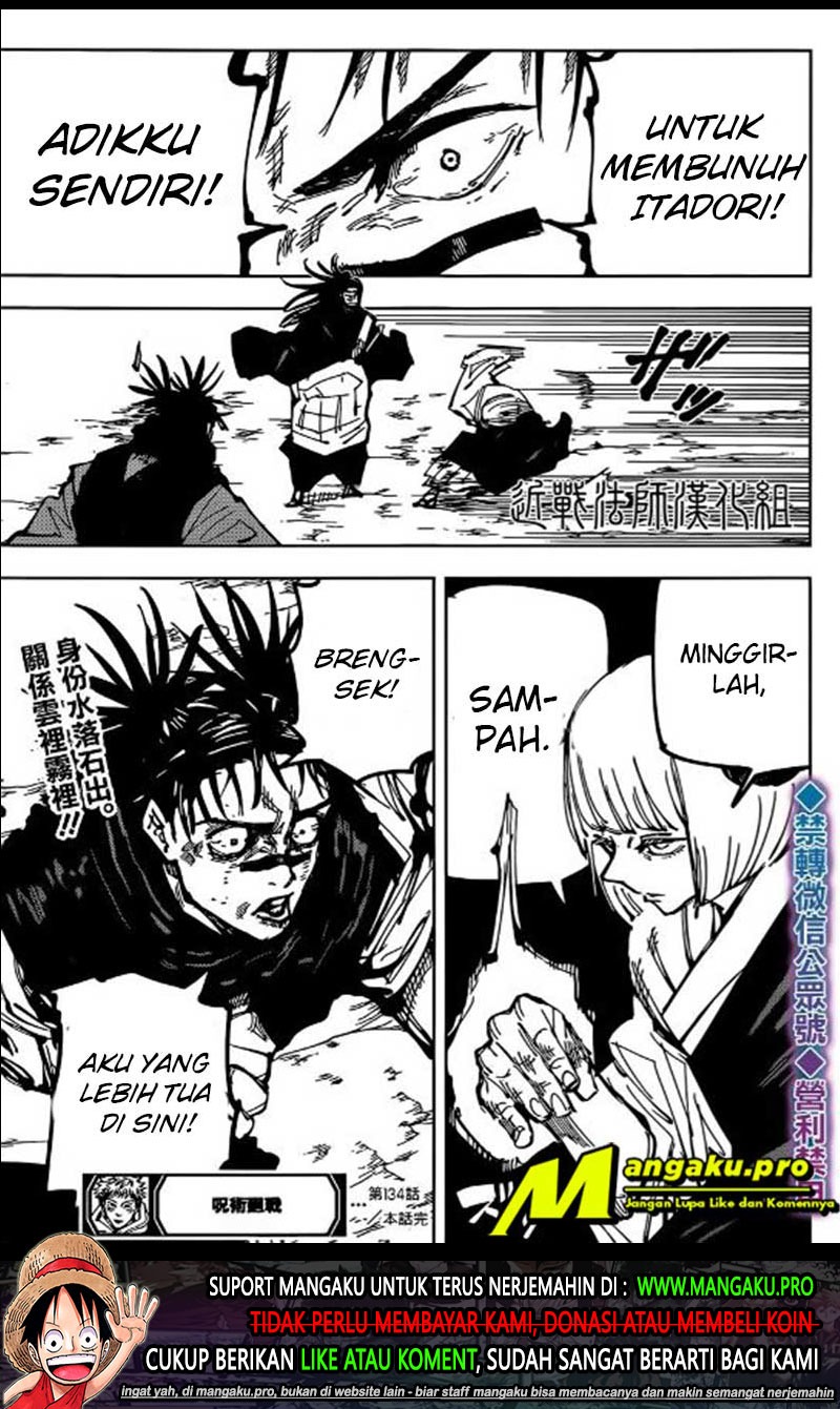 Jujutsu Kaisen Chapter 134 Gambar 18