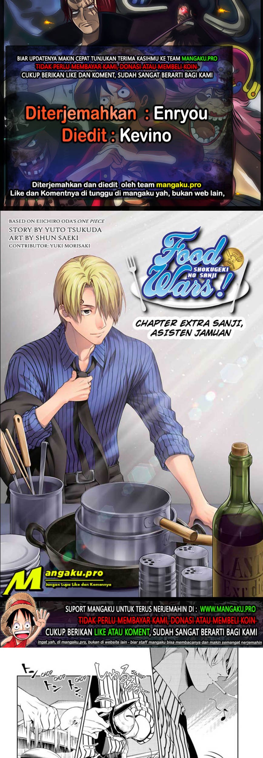 Komik Shokugeki no Sanji Chapter 02 gambar nomor 1