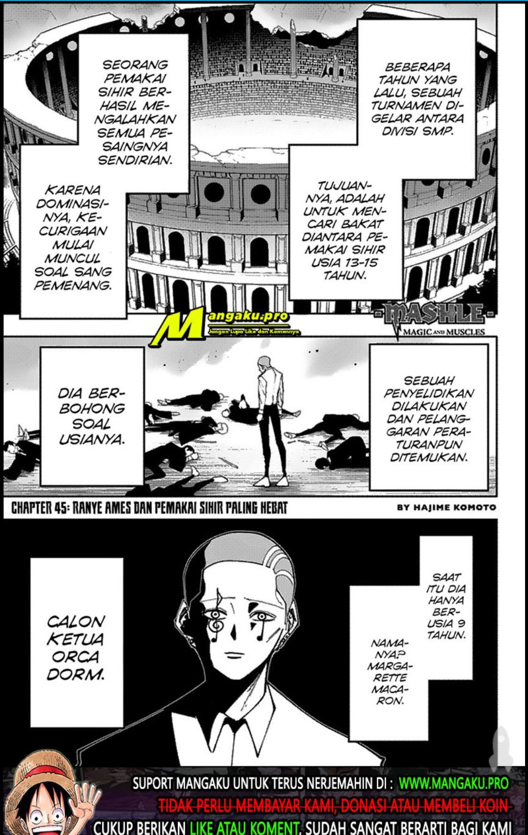 Manga Mashle: Magic and Muscles Chapter 45 gambar nomor 2