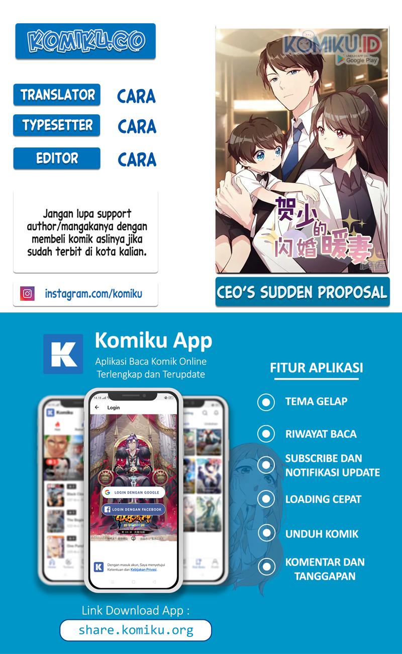 Komik CEO’s Sudden Proposal Chapter 104 gambar nomor 1