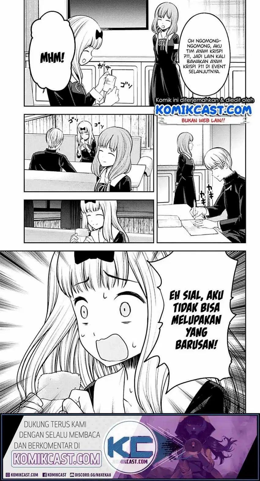 Kaguya-sama wa Kokurasetai – Tensai-tachi no Renai Zunousen Chapter 213 Gambar 5