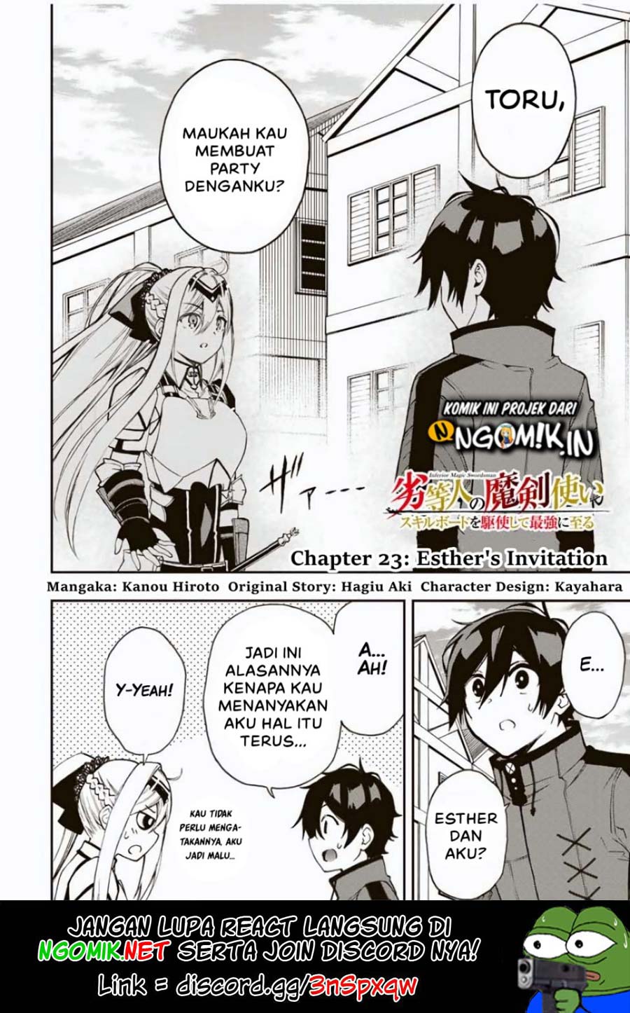 Manga The Reincarnated Inferior Magic Swordsman Chapter 23 gambar nomor 2