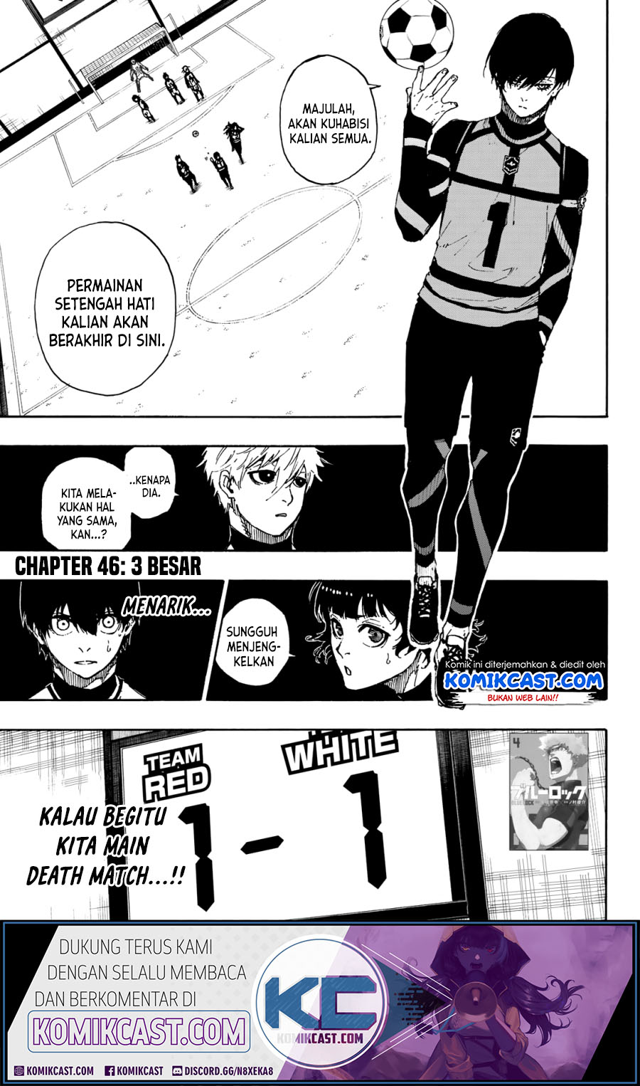 Komik Blue Lock Chapter 46 gambar nomor 1