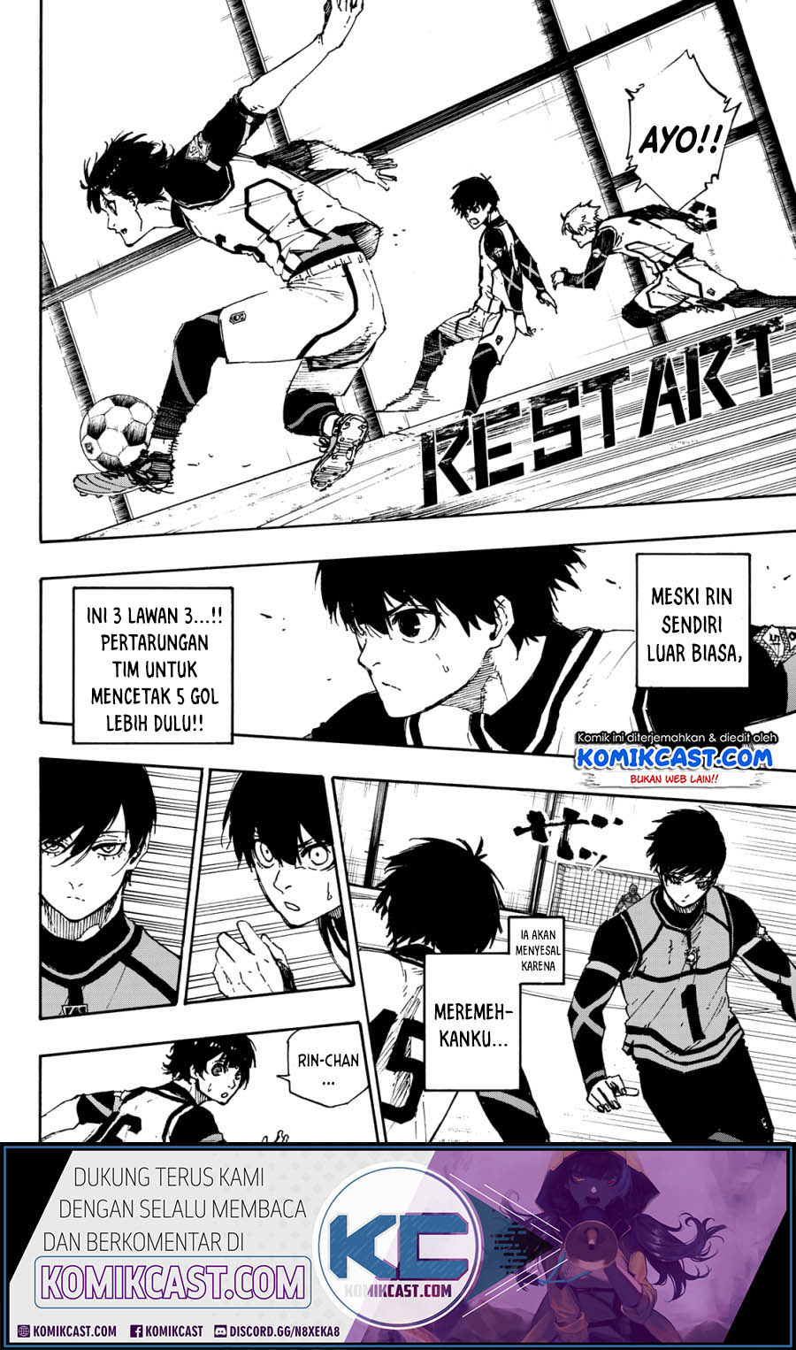 Manga Blue Lock Chapter 46 gambar nomor 2