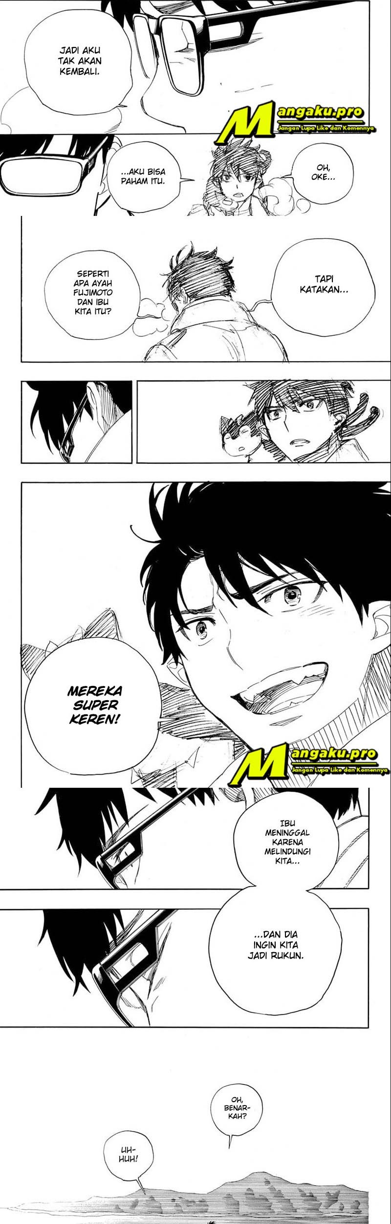 Ao no Exorcist Chapter 128.2 Gambar 3