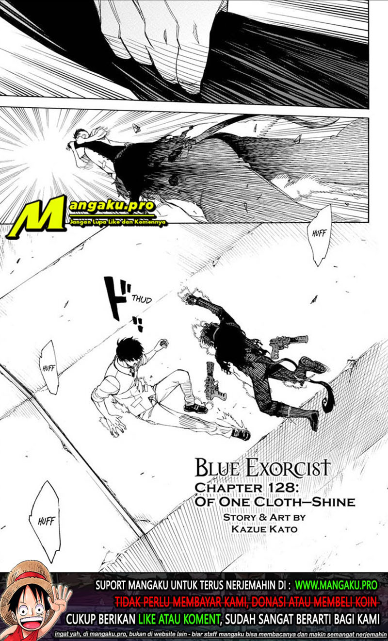 Manga Ao no Exorcist Chapter 128 gambar nomor 2