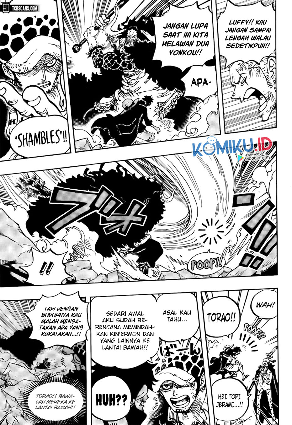 One Piece Chapter 1001 Gambar 9