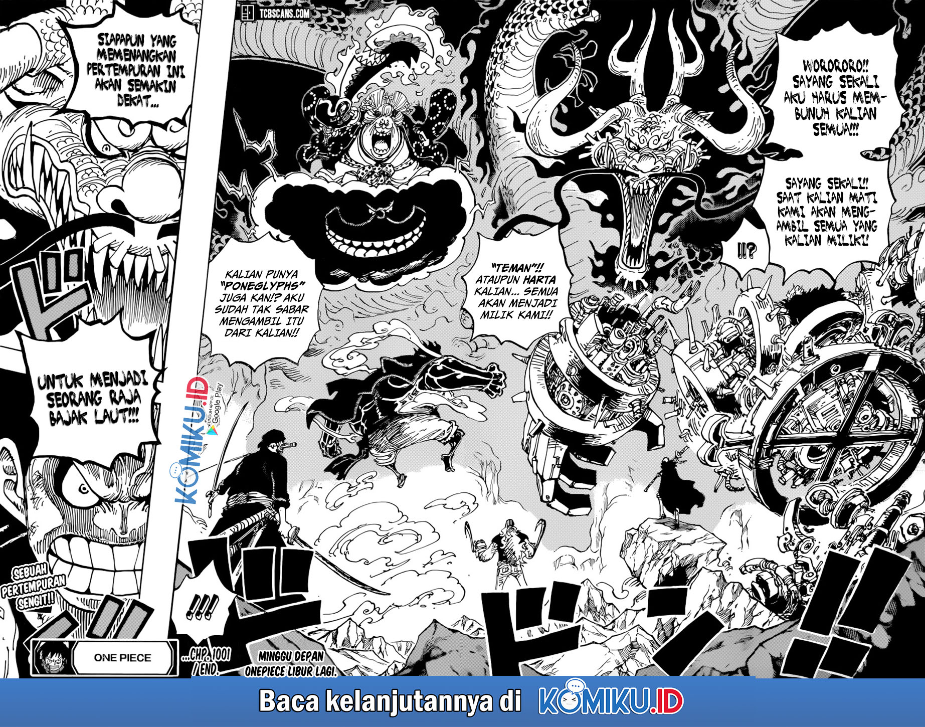 One Piece Chapter 1001 Gambar 16
