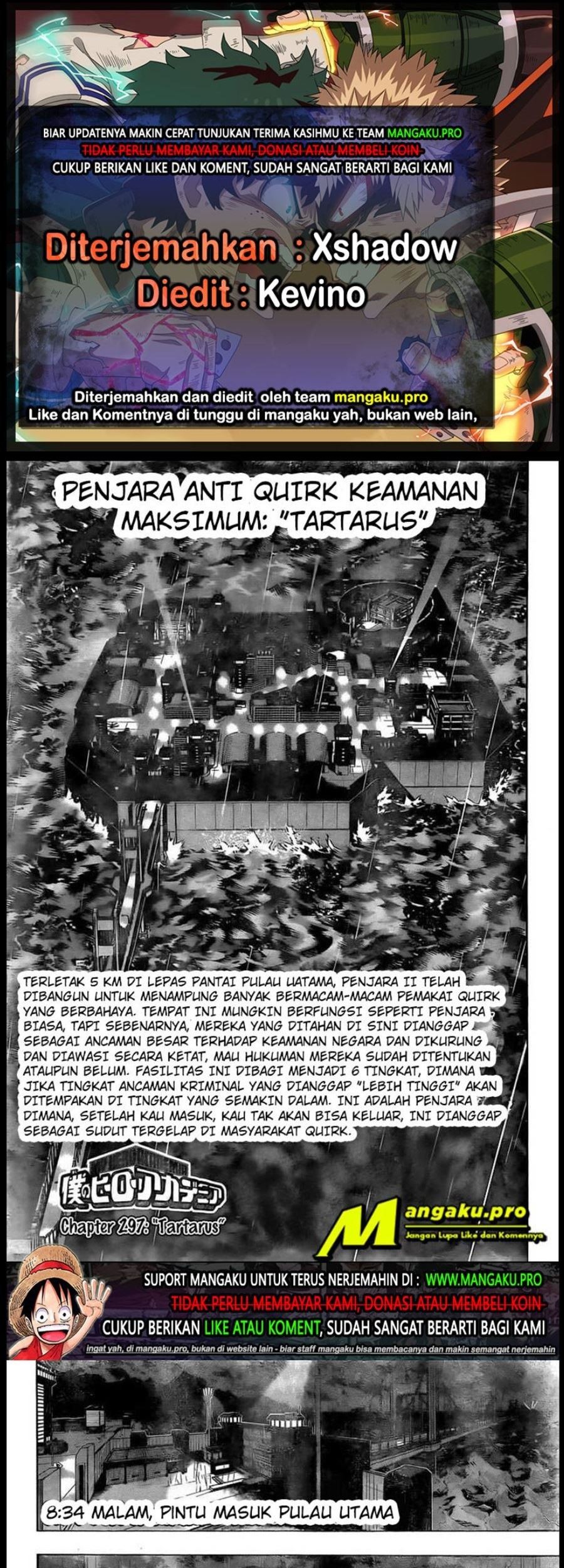 Komik Boku no Hero Academia Chapter 297 gambar nomor 1