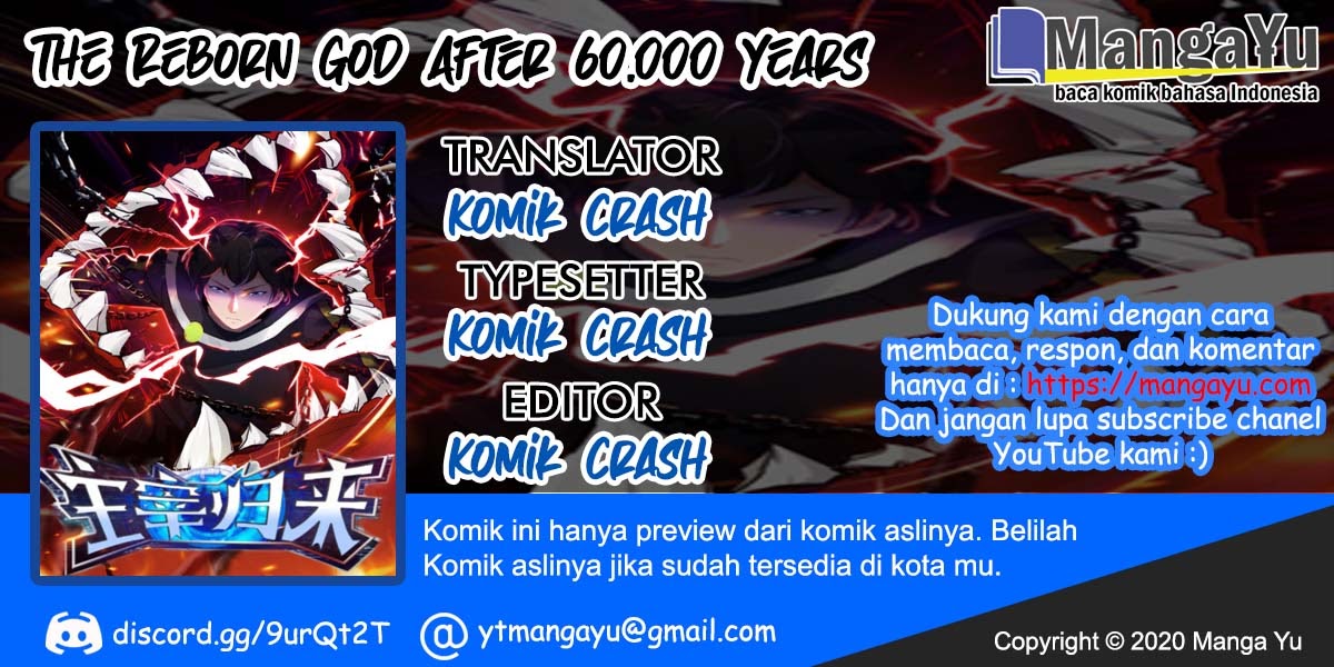Komik The Reborn God After 60.000 Years Chapter 01 gambar nomor 1