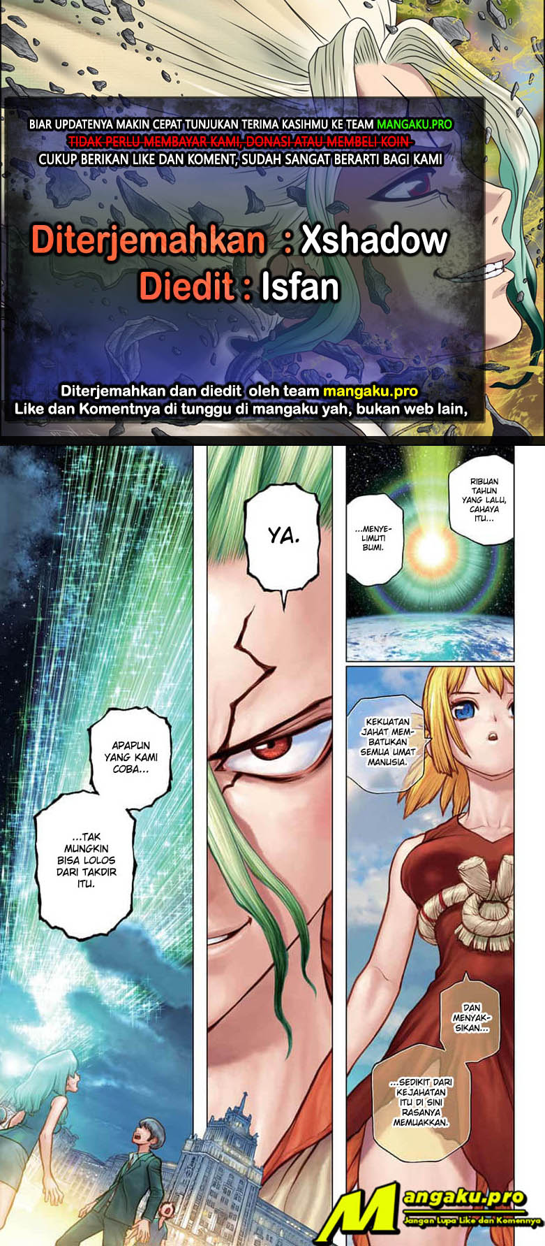 Komik Dr. Stone Chapter 181 gambar nomor 1