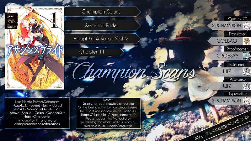 Manga Assassin’s Pride Chapter 11 gambar nomor 2