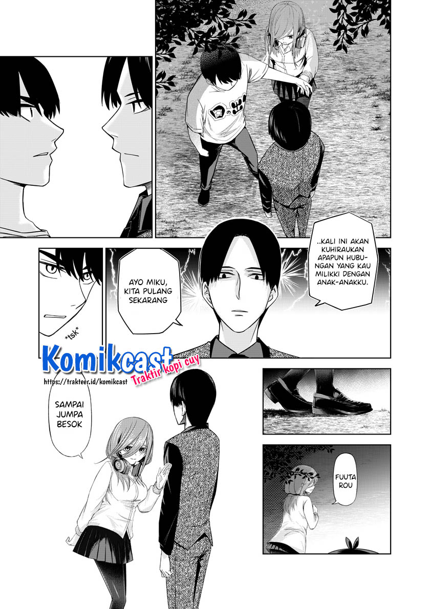 Go-toubun no Hanayome Chapter 123.2 Gambar 14