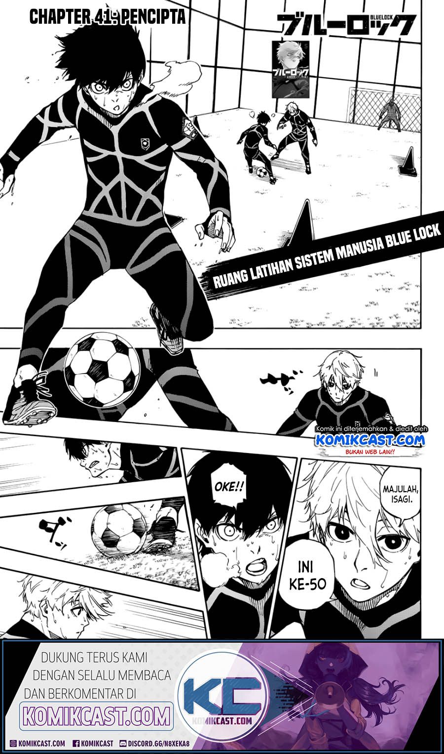 Komik Blue Lock Chapter 51 gambar nomor 1