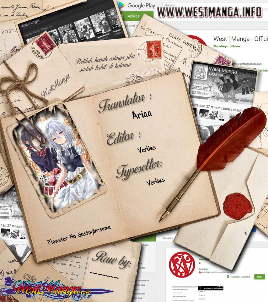 Komik Monster no Goshujin-sama Chapter 28 gambar nomor 1