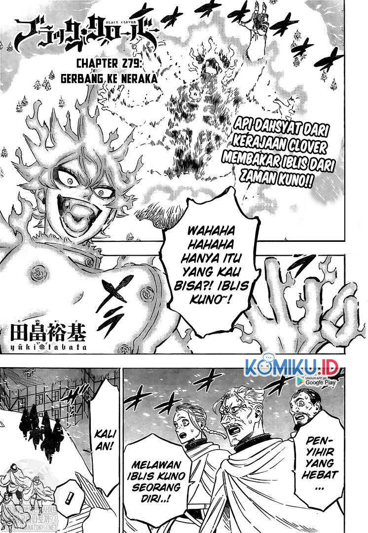 Manga Black Clover Chapter 279 gambar nomor 2