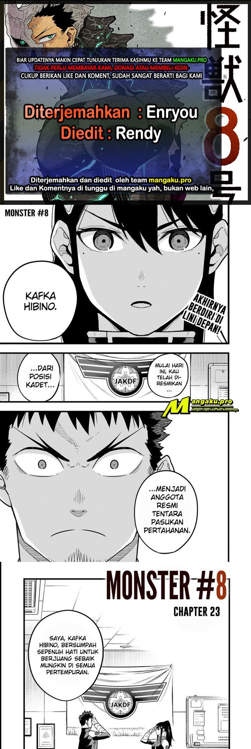 Komik 8Kaijuu Chapter 23 gambar nomor 1