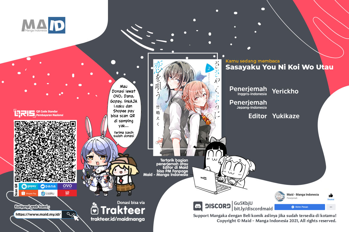 Komik Sasayaku you ni koi wo utau Chapter 09 gambar nomor 1